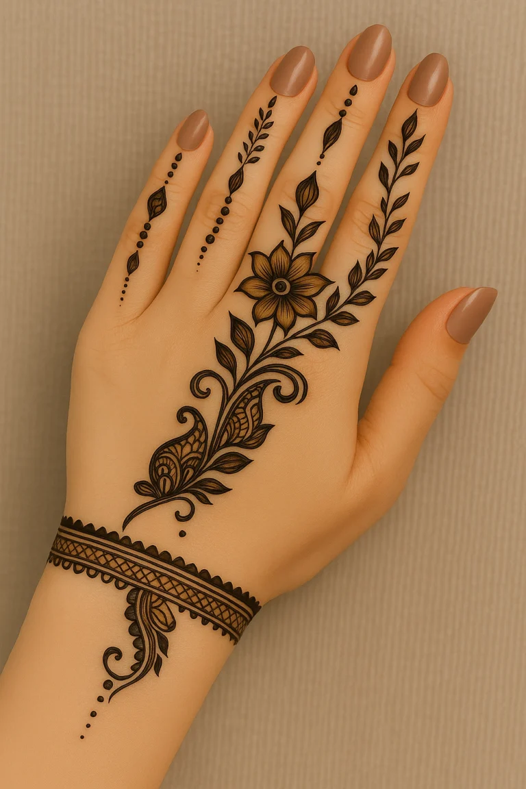 20 Easy Arabic Mehndi Design for Beautiful Girls.