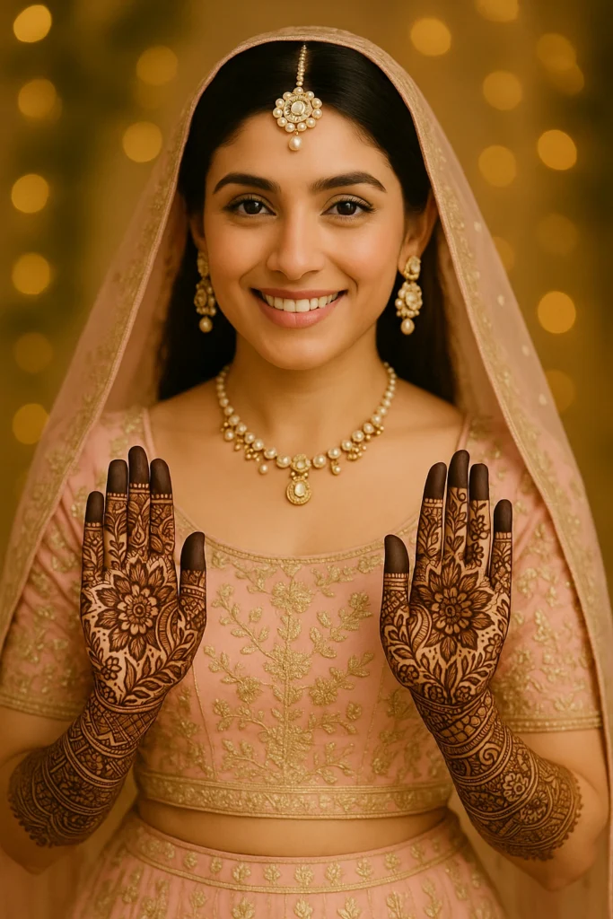 Modern Full Hand Mehndi Design