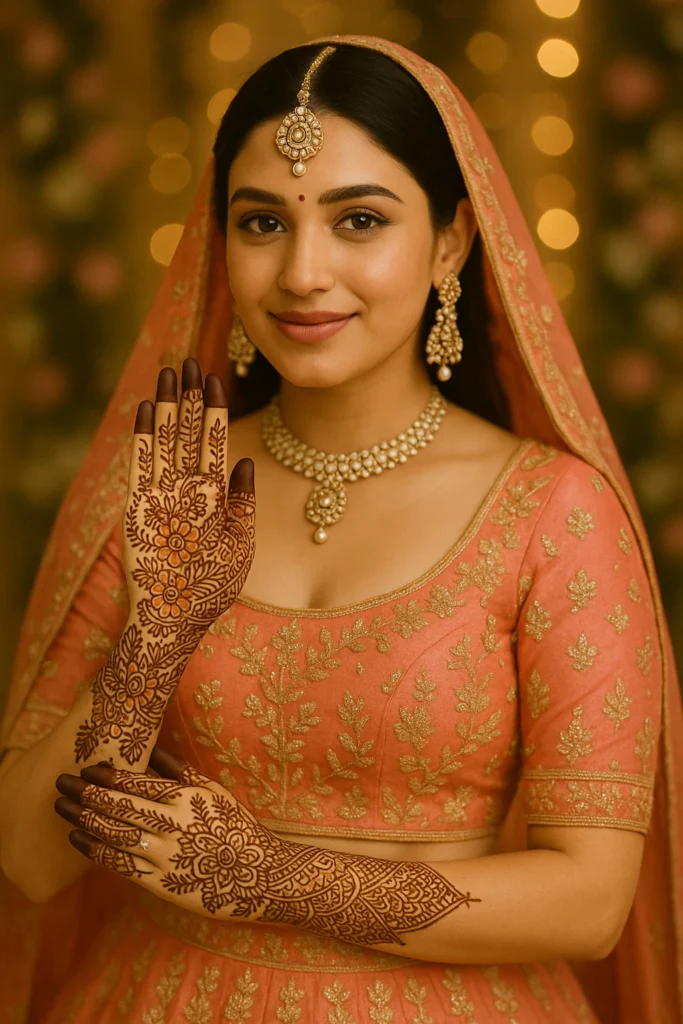 Modern Full Hand Mehndi Design