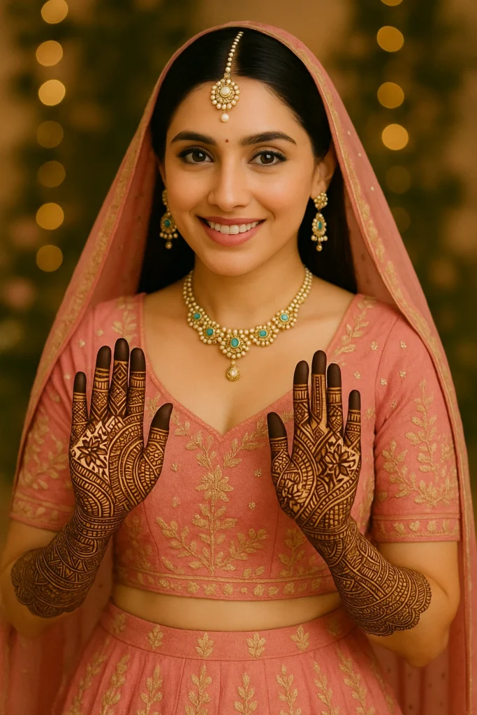 Modern Full Hand Mehndi Design