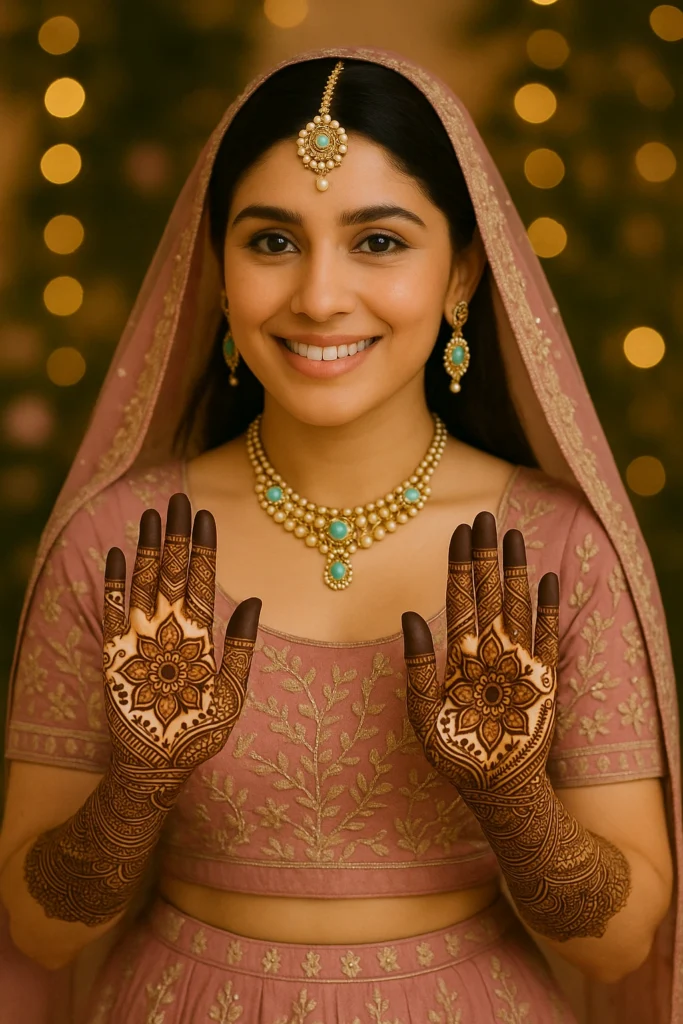 Modern Full Hand Mehndi Design