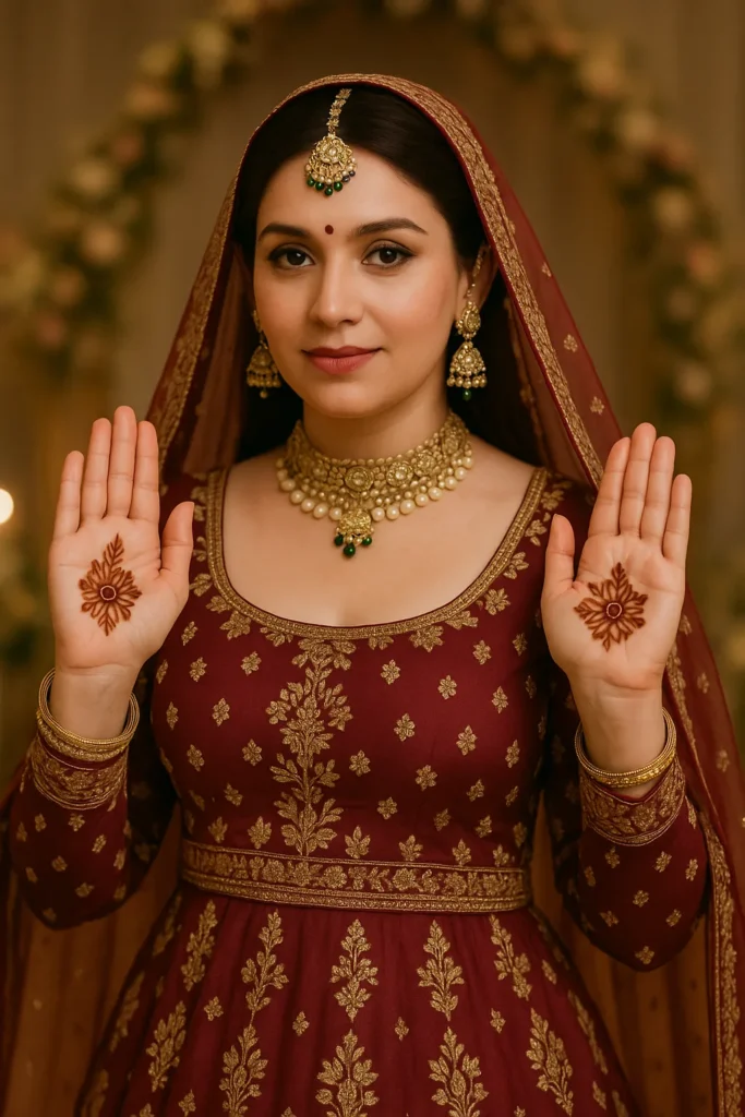 Front Hand Simple Mehndi Design