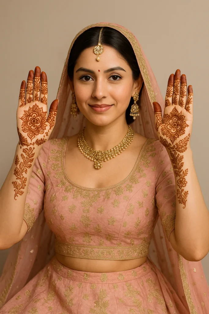 Front Hand Simple Mehndi Design