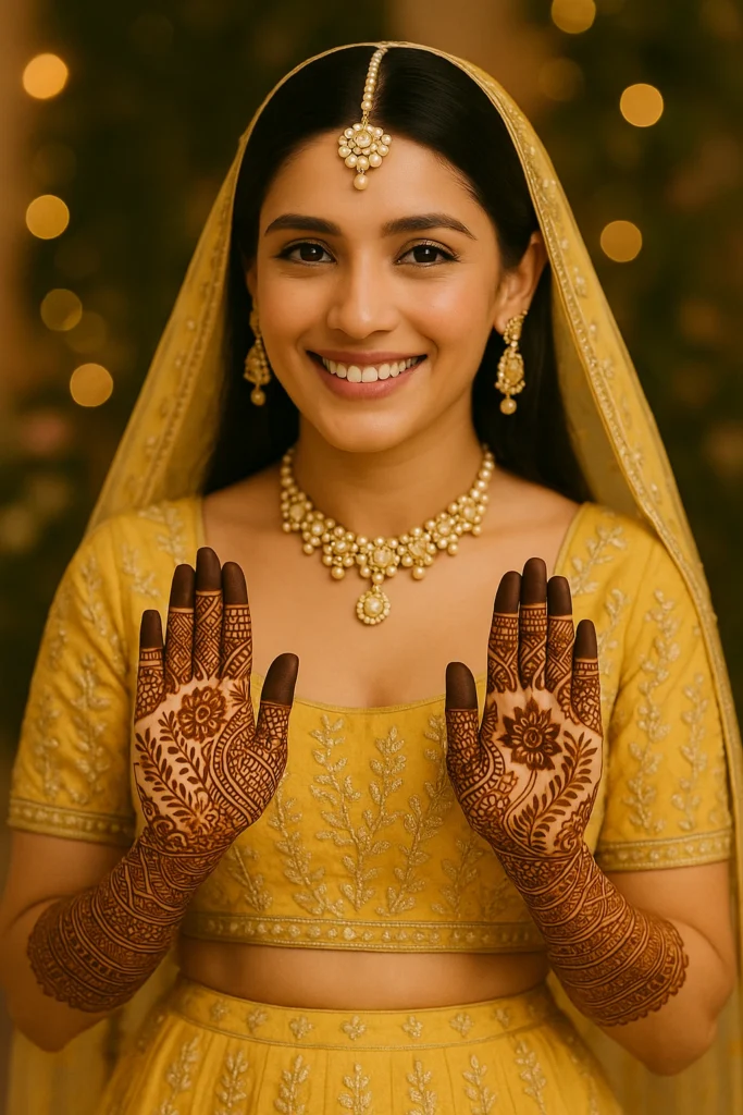 Modern Full Hand Mehndi Design