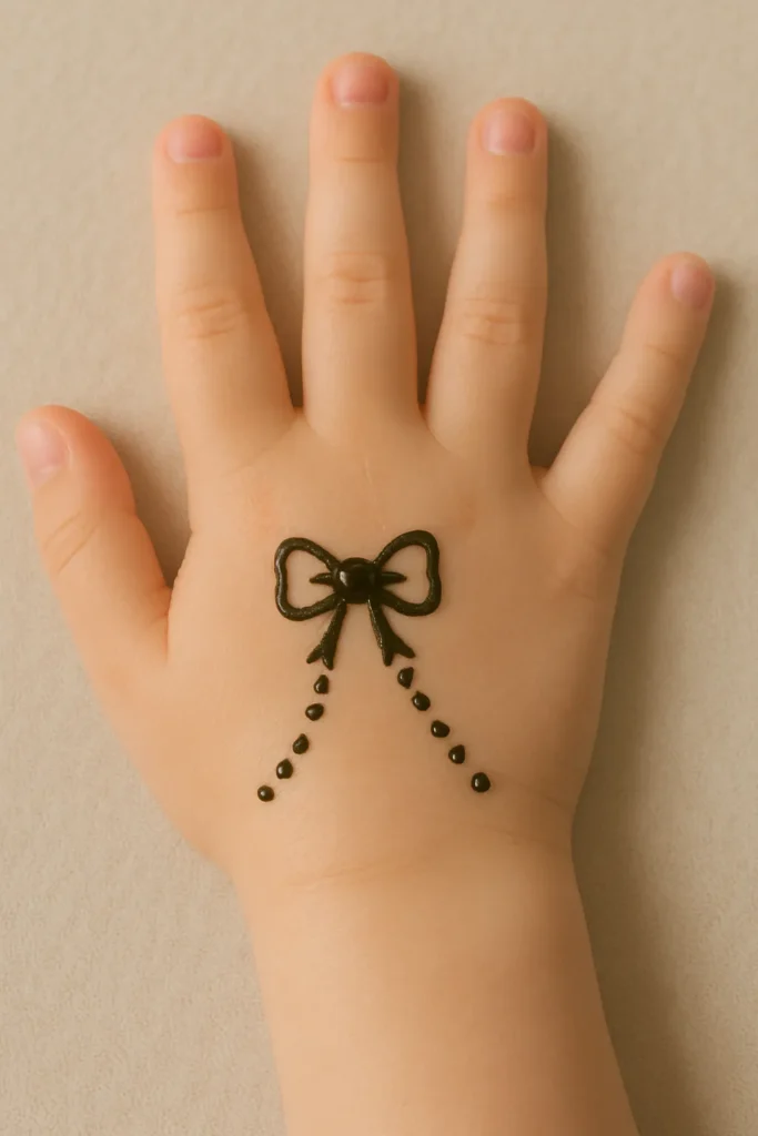 Simple Mehndi Designs For Kids