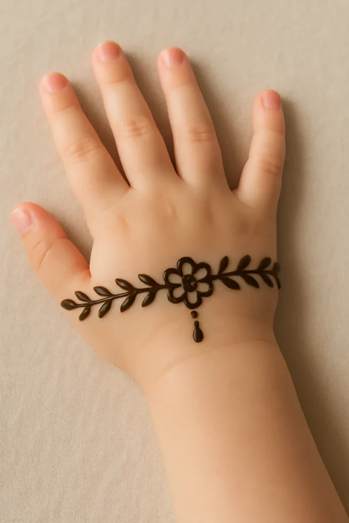 Simple Mehndi Designs For Kids