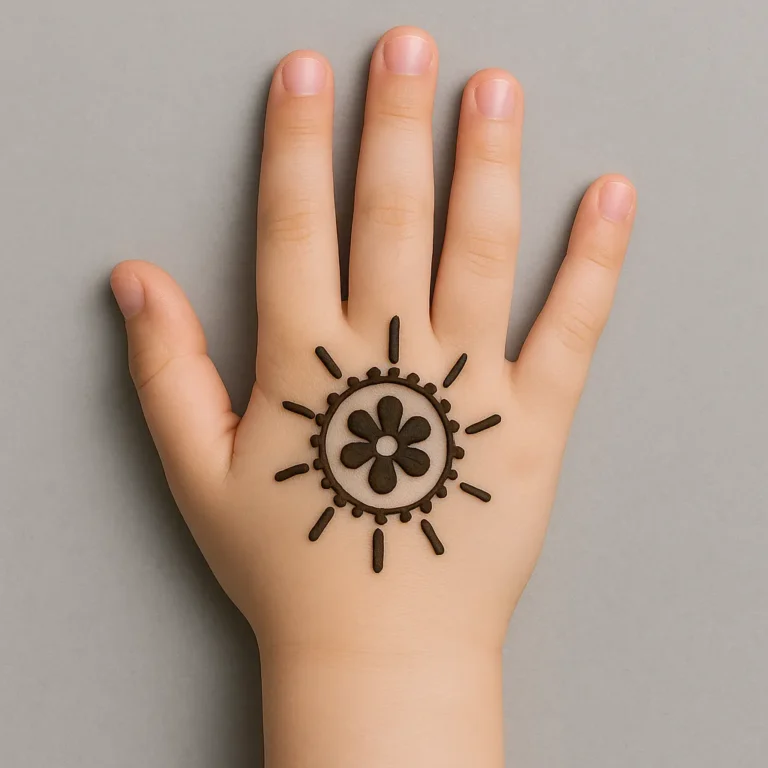 Minimalist Mehndi Designs
