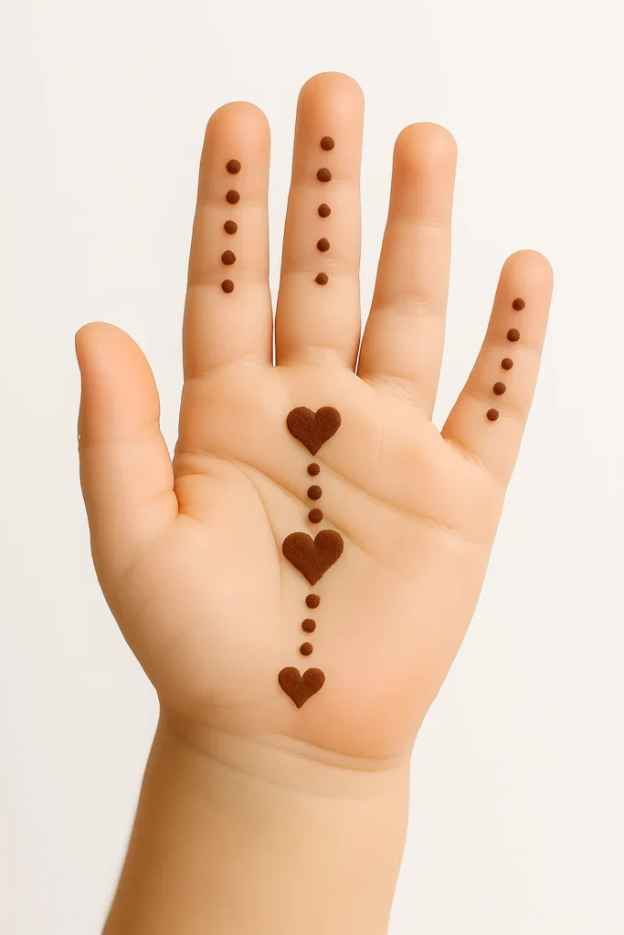 Simple Mehndi Designs For Kids