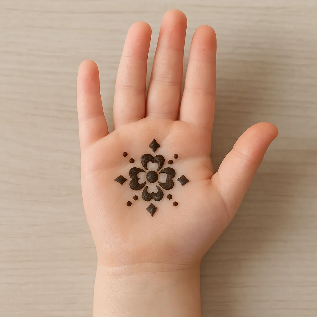 Simple Mehndi Designs For Kids