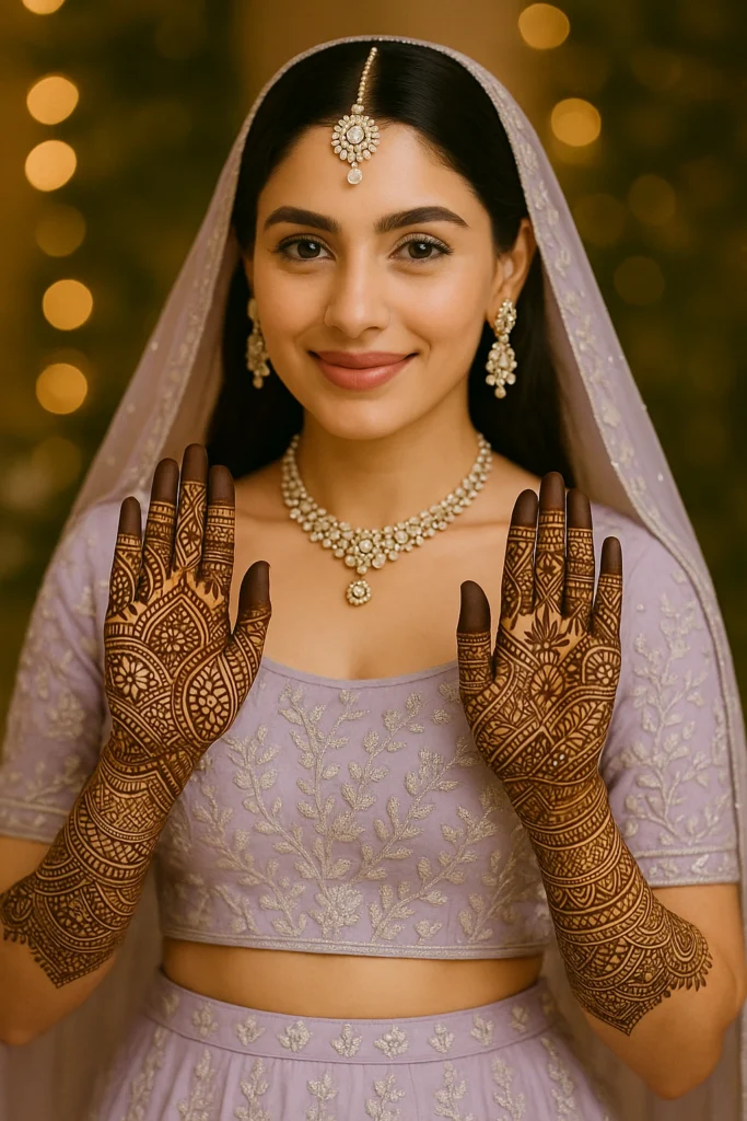 Modern Full Hand Mehndi Design