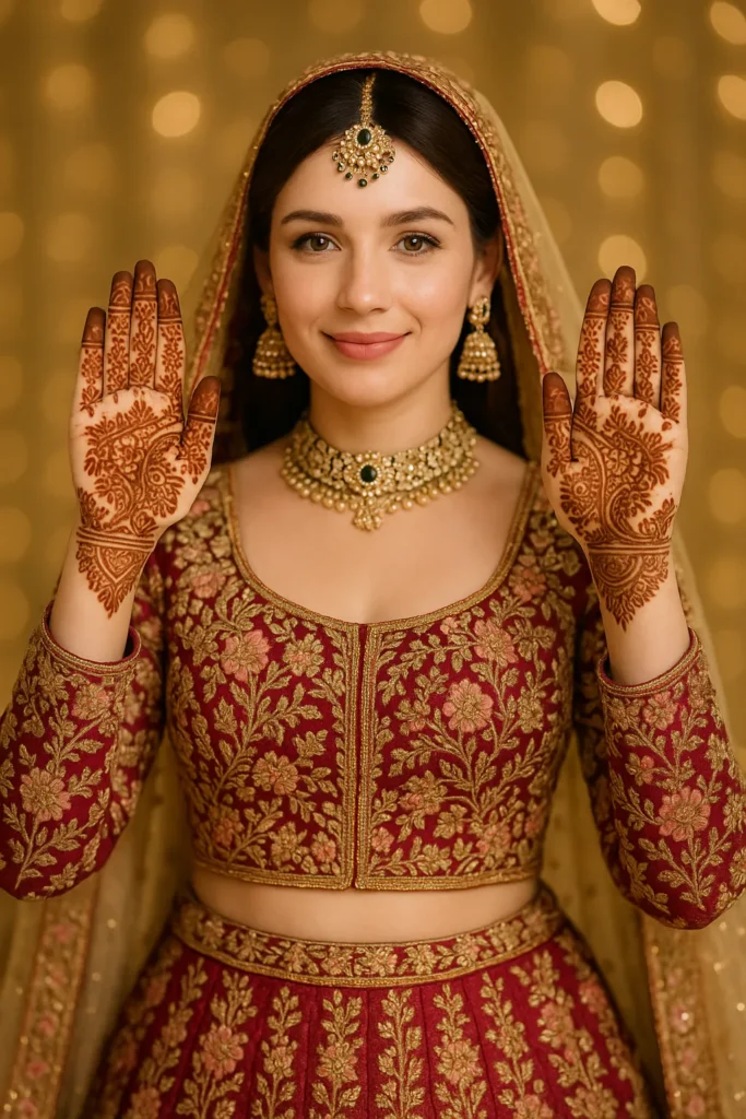 Front Hand Simple Mehndi Design