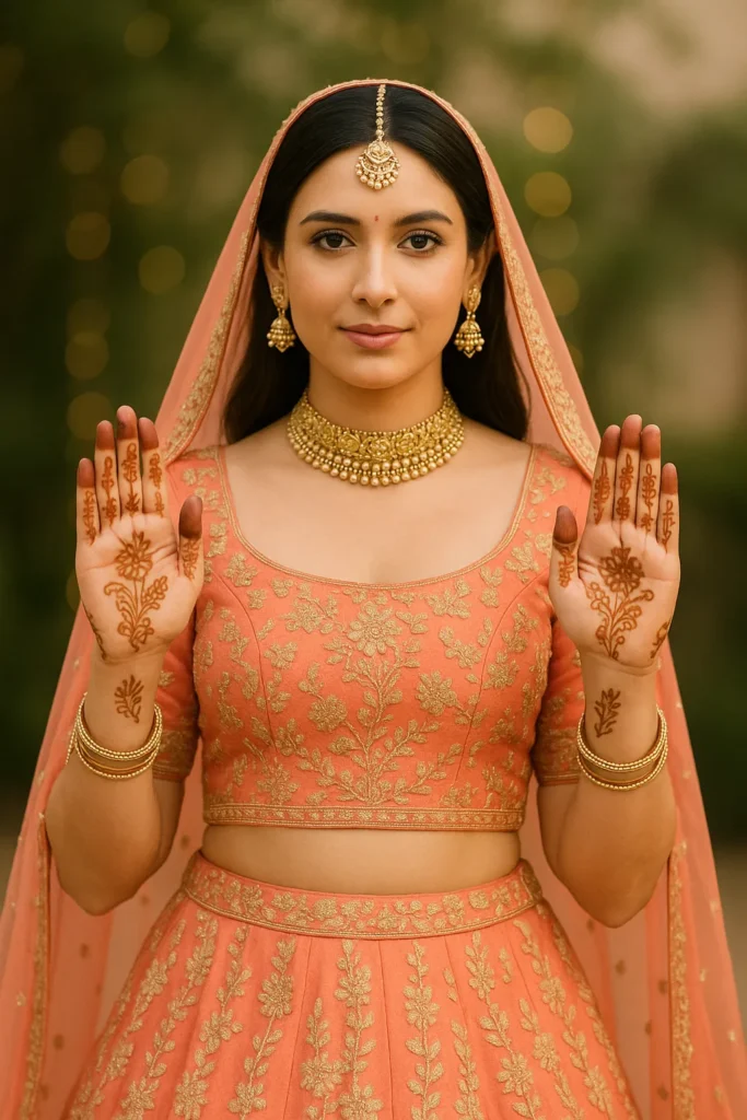 Front Hand Simple Mehndi Design