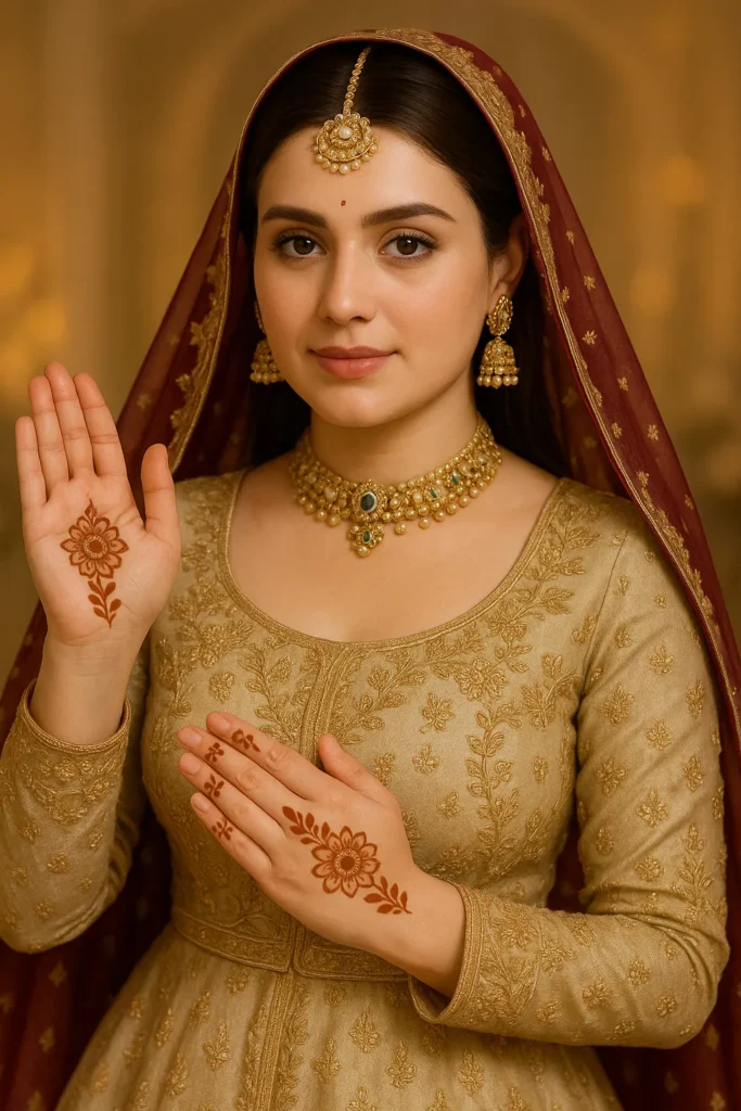 Front Hand Simple Mehndi Design