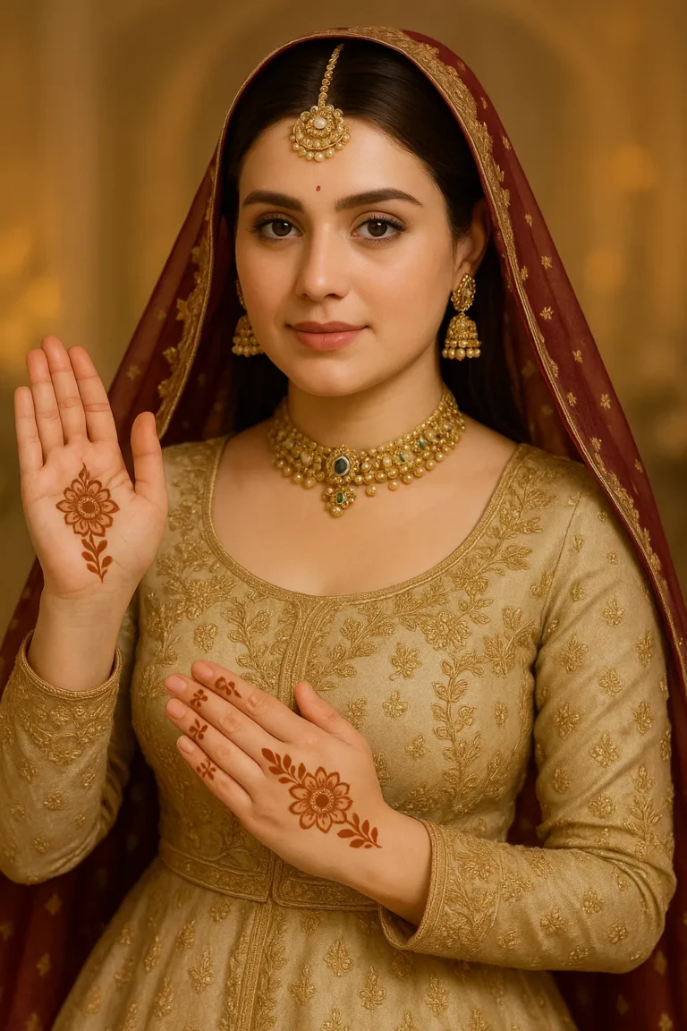 Front Hand Simple Mehndi Design