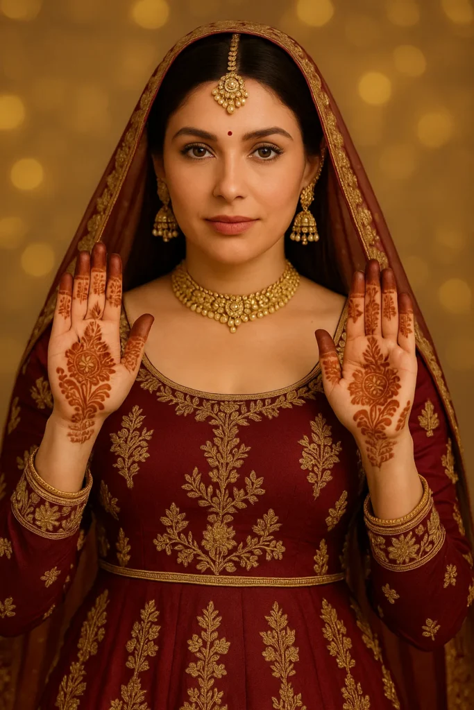 Front Hand Simple Mehndi Design