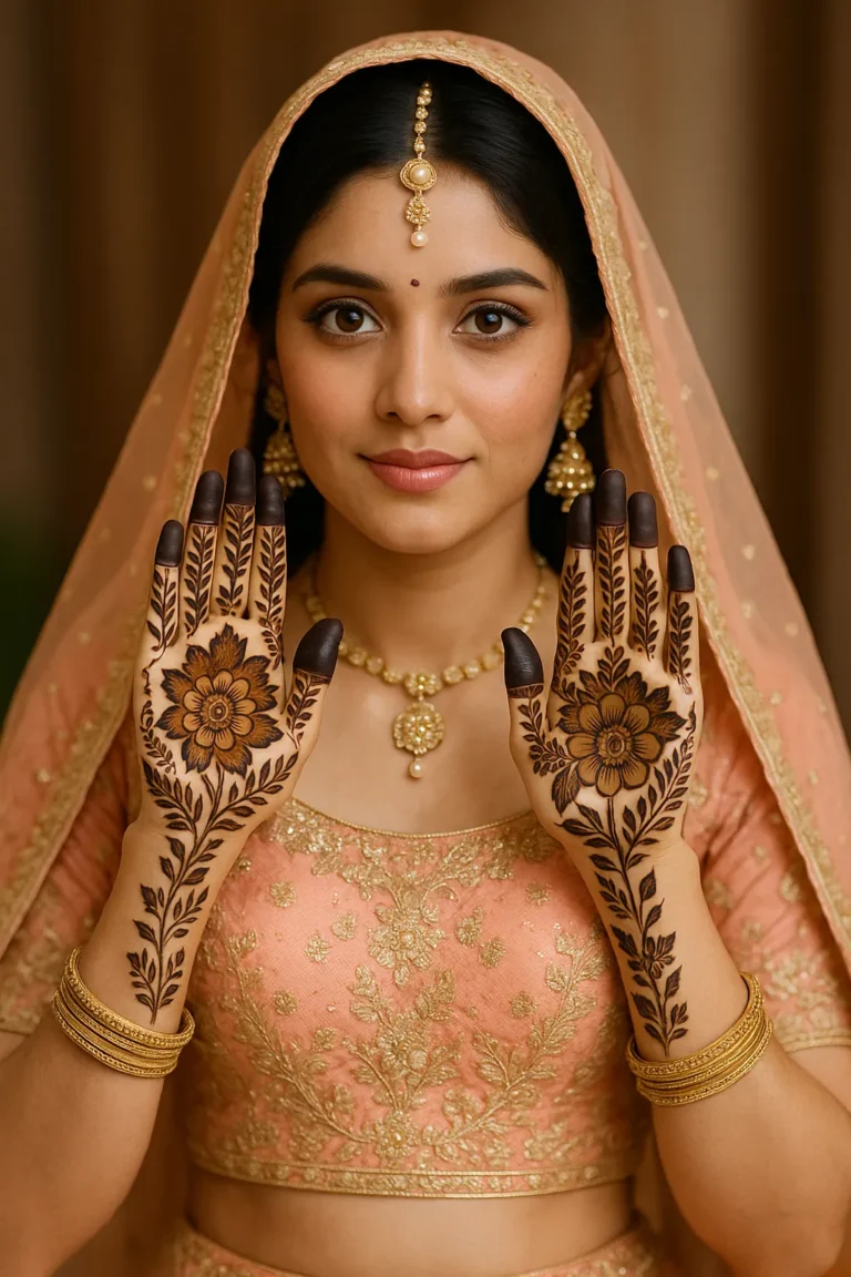 Minimalist Mehndi Designs