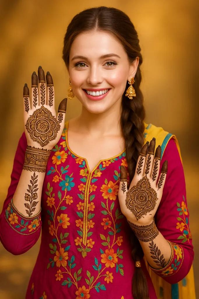 unique mehndi design