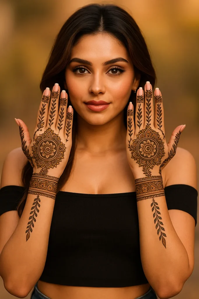 unique mehndi design
