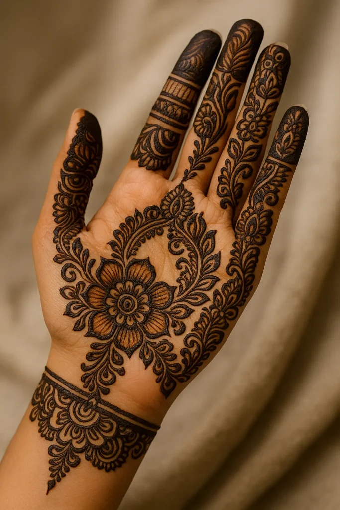unique mehndi design