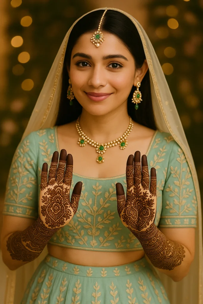 Modern Full Hand Mehndi Design 