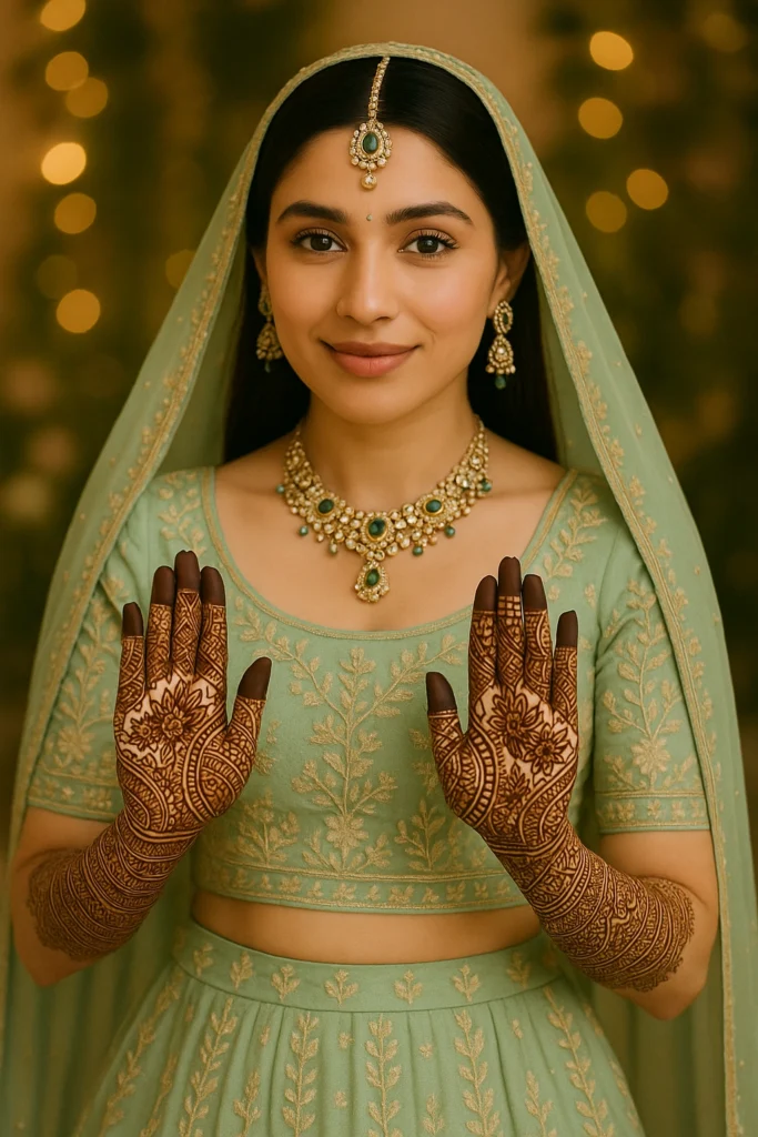 Modern Full Hand Mehndi Design
