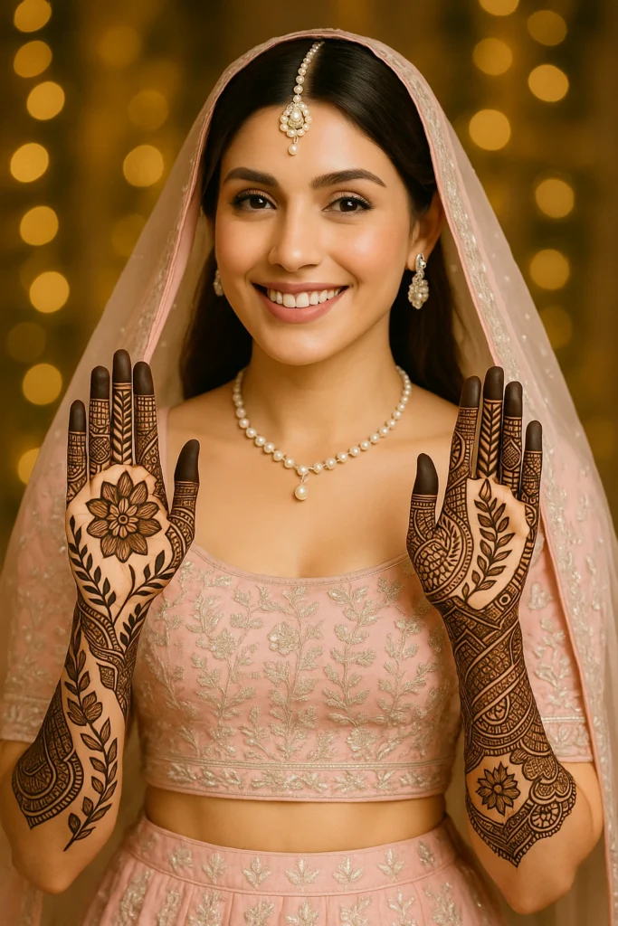 Modern Full Hand Mehndi Design