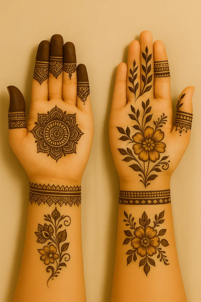 Royal Front Hand Mehndi Design