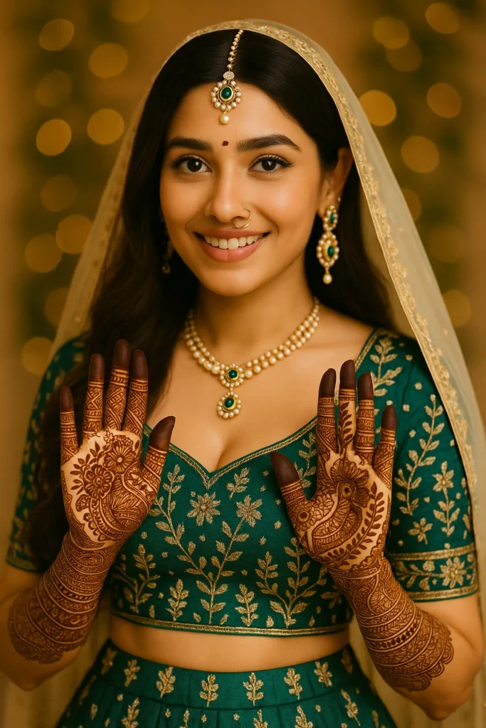 Modern Full Hand Mehndi Design
