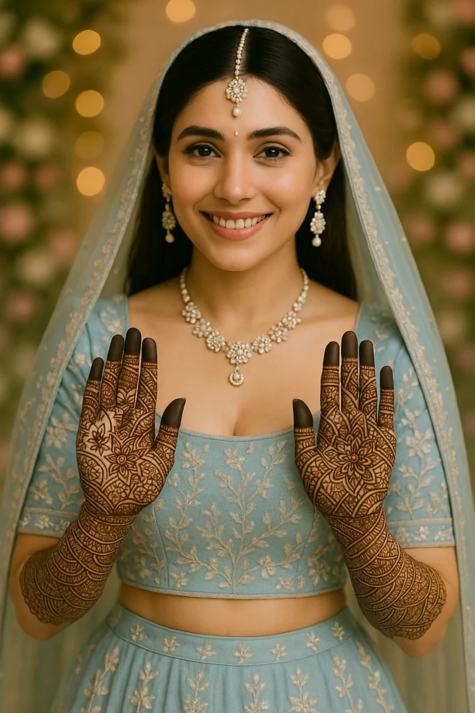 Modern Full Hand Mehndi Design