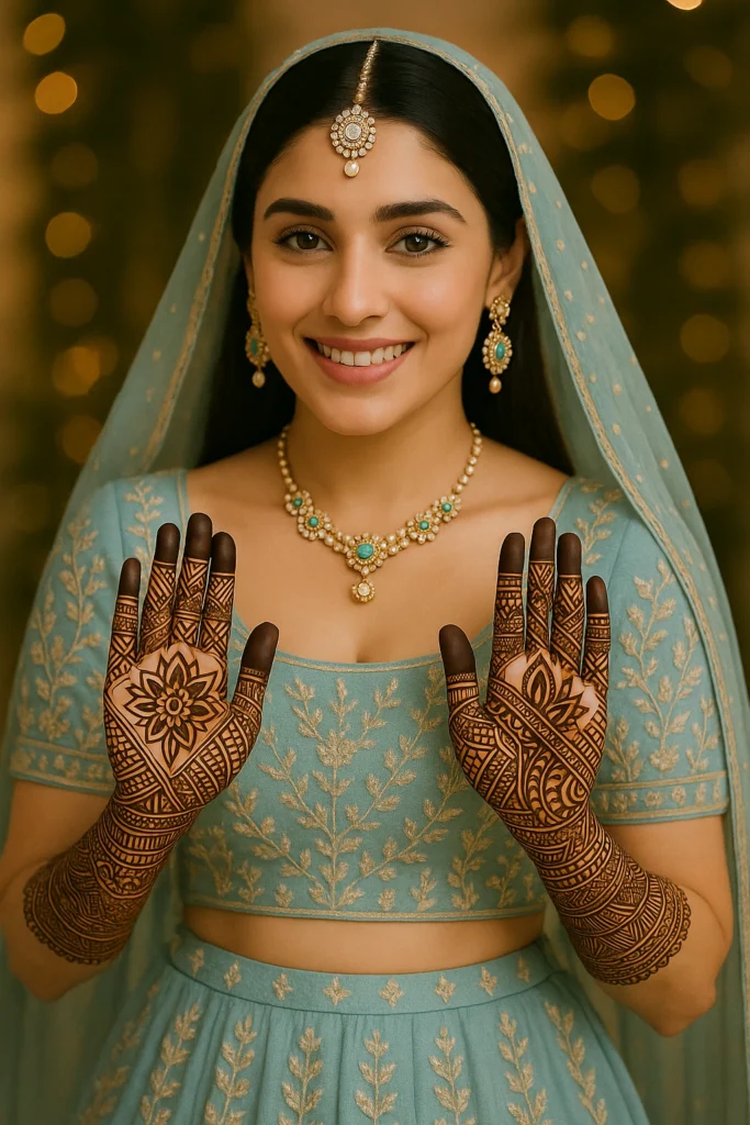 Modern Full Hand Mehndi Design