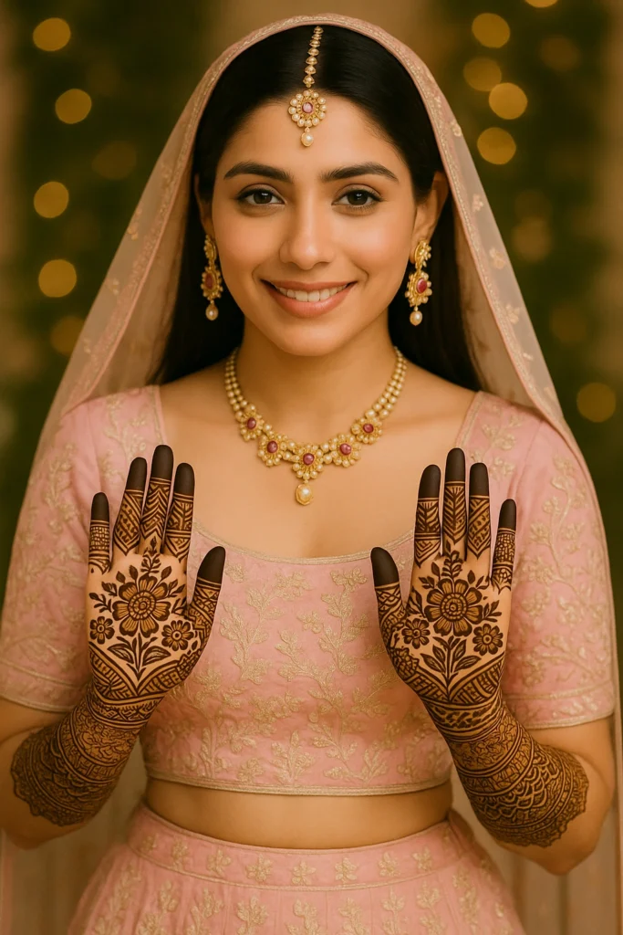 Modern Full Hand Mehndi Design 