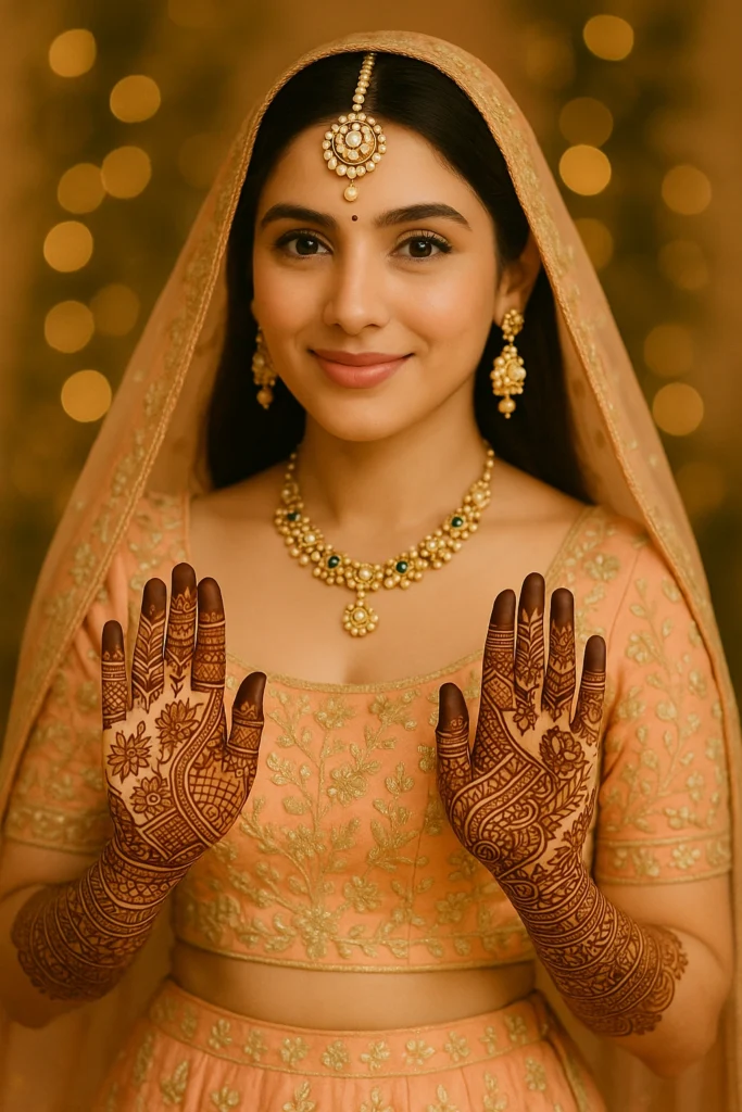 Modern Full Hand Mehndi Design