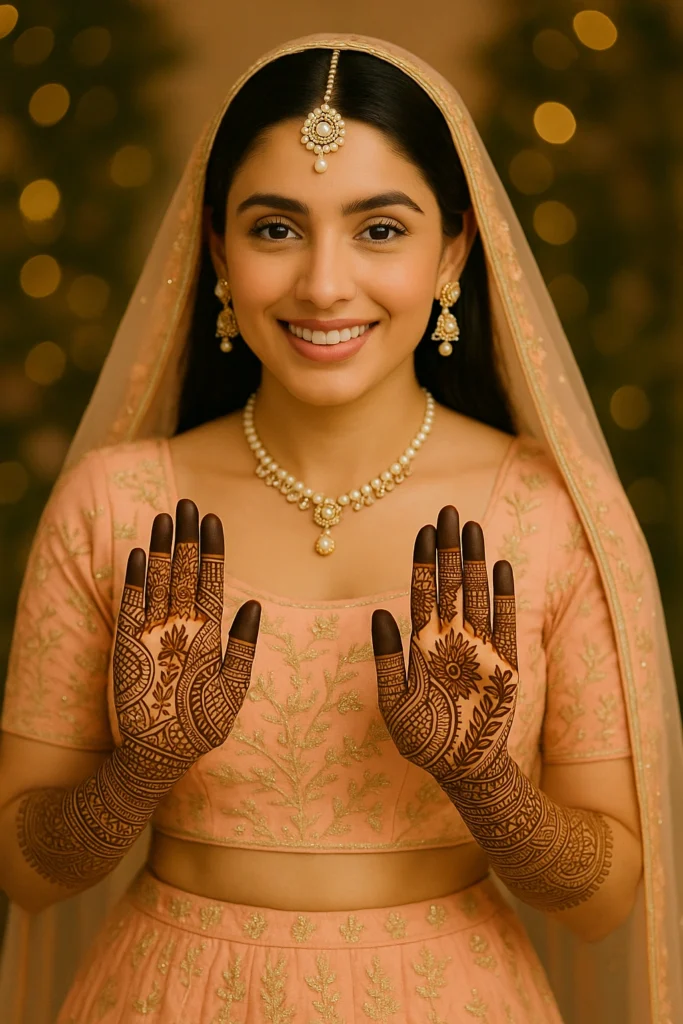 Modern Full Hand Mehndi Design 