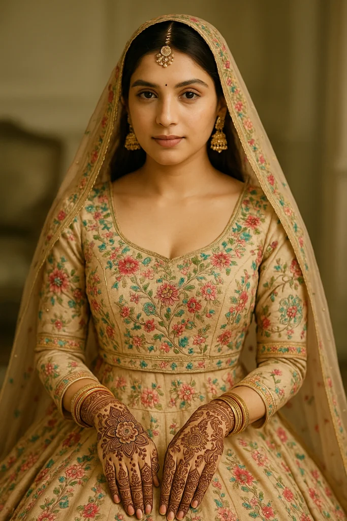 Punjabi Royal Front Hand  Mehndi Design