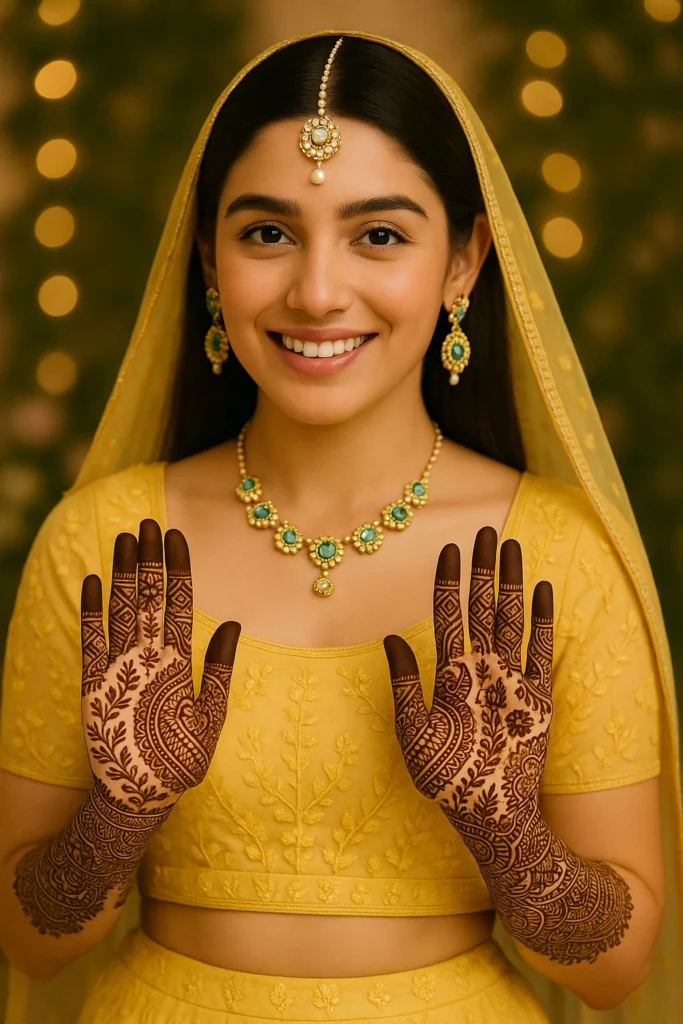 Modern Full Hand Mehndi Design