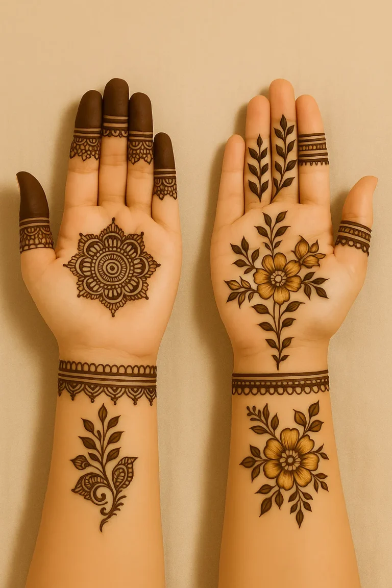 Royal Front Hand Mehndi Design