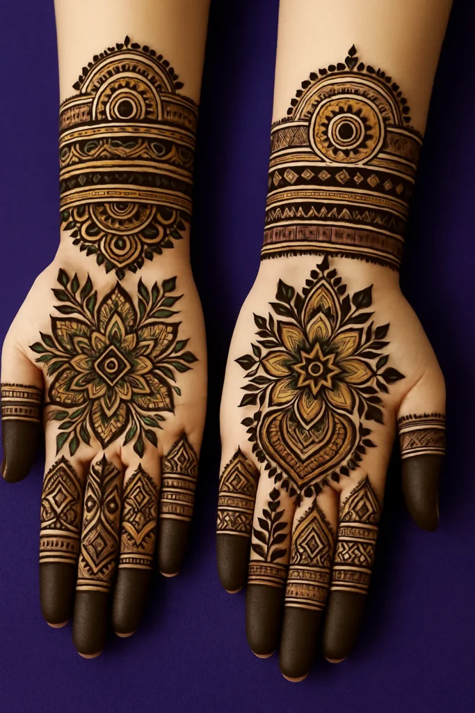 Royal Front Hand Mehndi Design