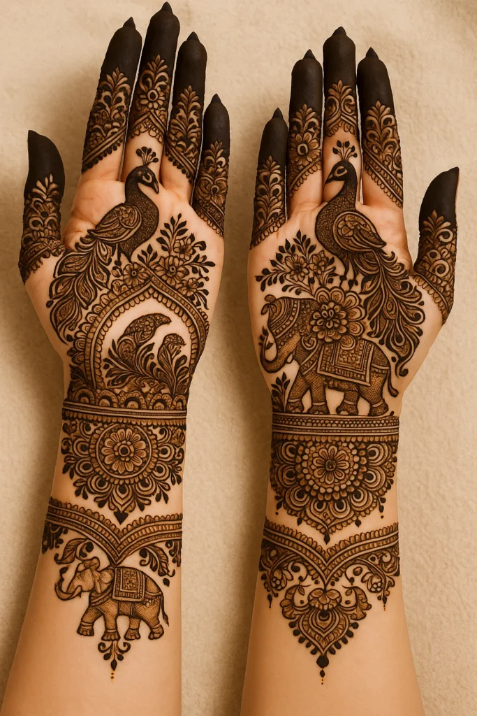 Royal Front Hand Mehndi Design