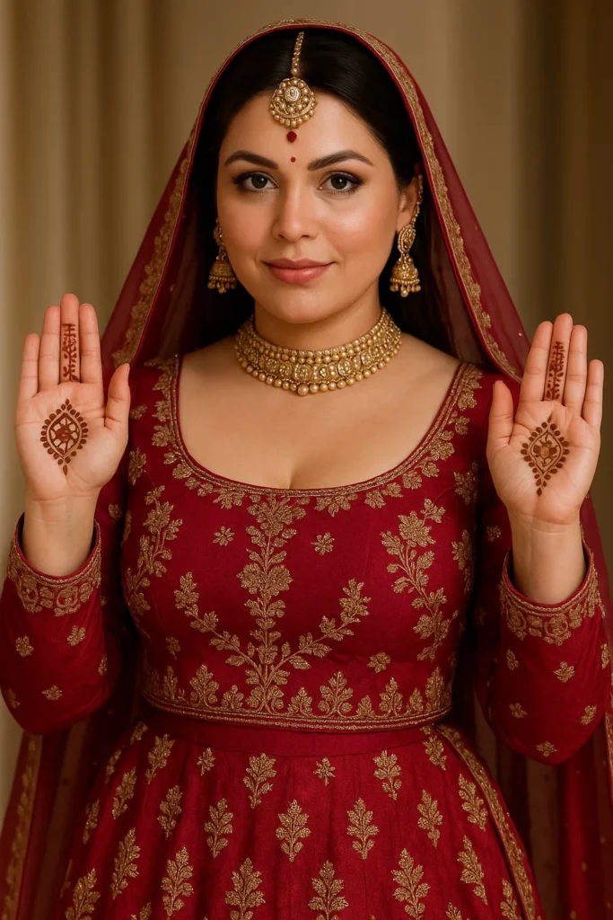 Front Hand Simple Mehndi Design