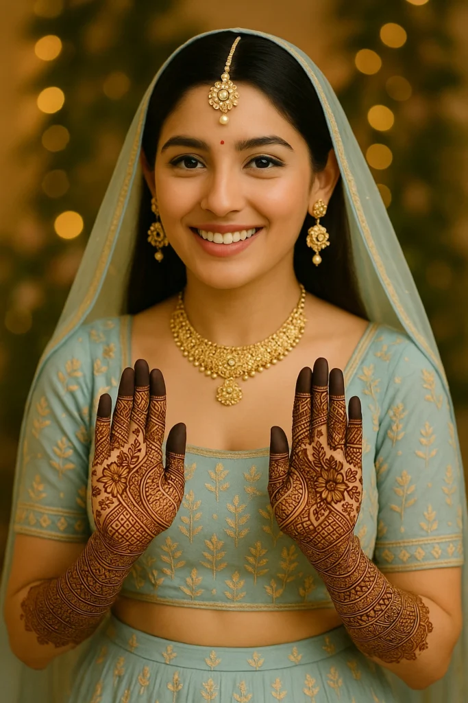 Modern Full Hand Mehndi Design