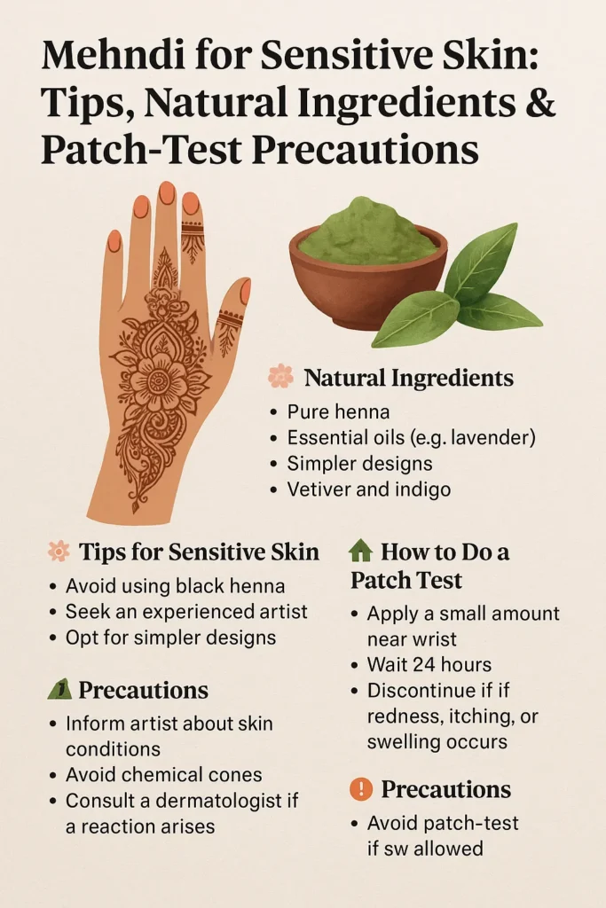 Mehndi for Sensitive Skin