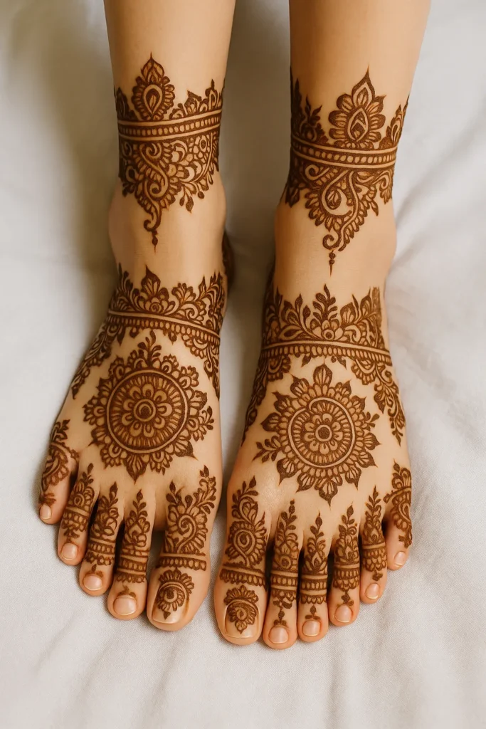 Feet Mehndi Designs