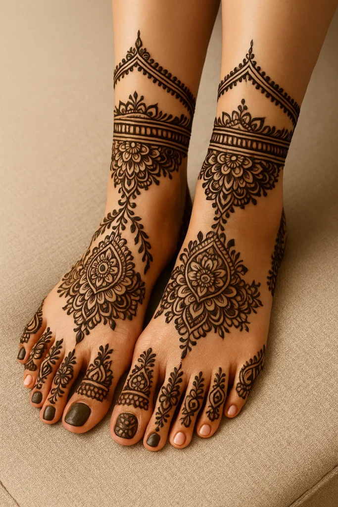 Feet Mehndi Designs