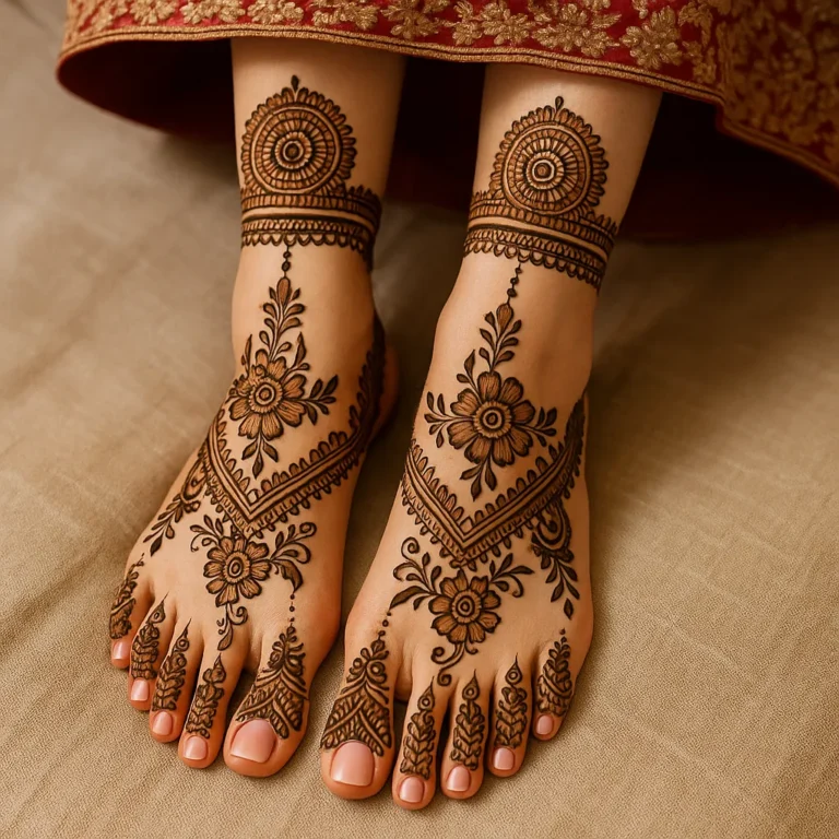 Feet Mehndi Designs