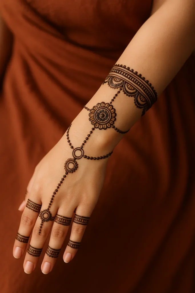 Jewelry-Inspired Mehndi