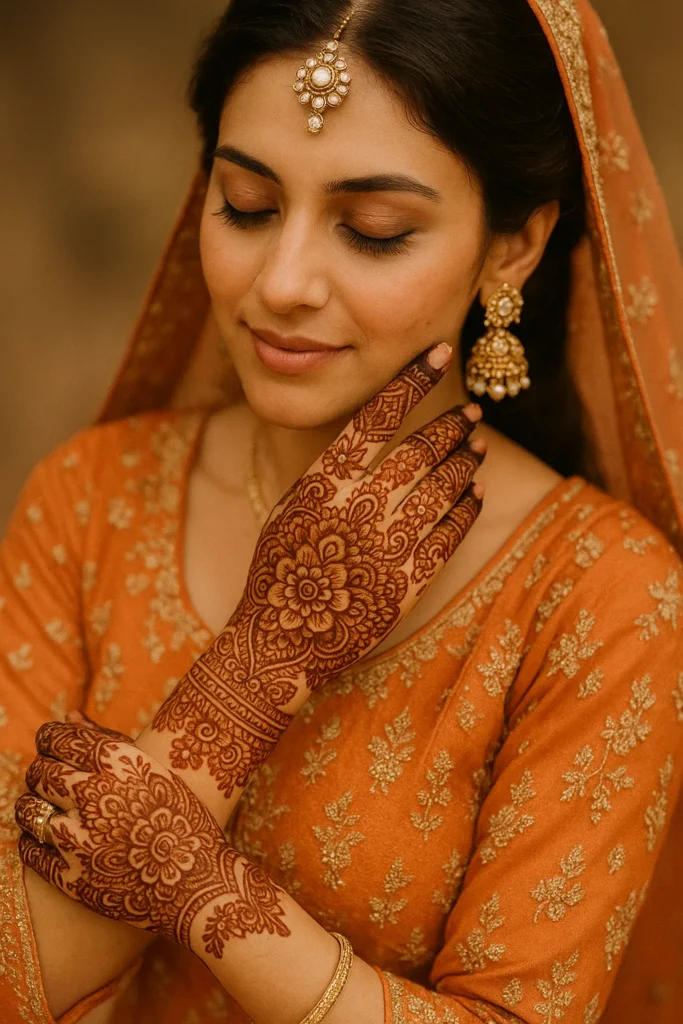 Mehndi for Pre-Wedding Photoshoots