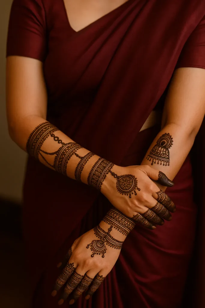 Jewelry-Inspired Mehndi